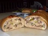 Philly Cheesesteak Stromboli