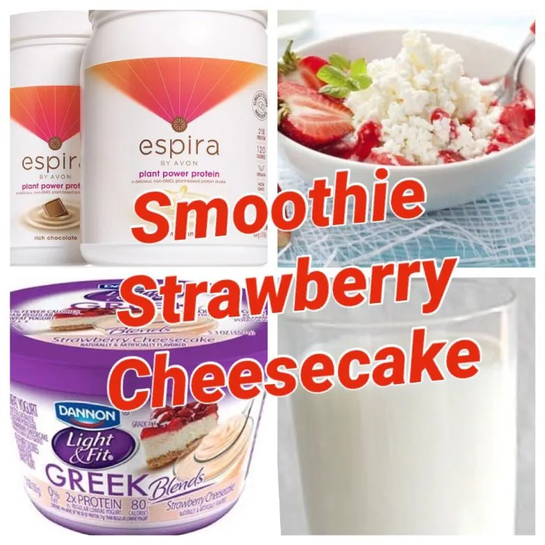 Smoothie Erdbeer-Käsekuchen