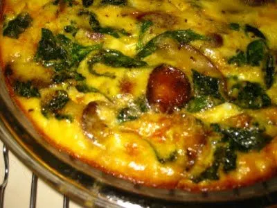 Spinat- und Kartoffel-Frittata