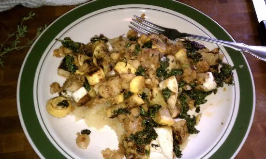 Ein-Pfannen-Gemüsegericht