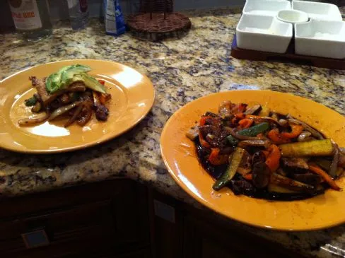 Balsamico-Gemüse- und Tofu-Stapel