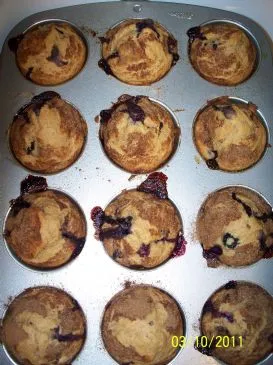 Blaubeer-Bananen-Muffins