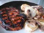 Cajun-gegrillte Schweinekoteletts