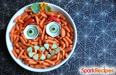 Gemüseschale in Kürbisform