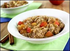 Crock-Pot Zimtäpfel 'n Haferflocken