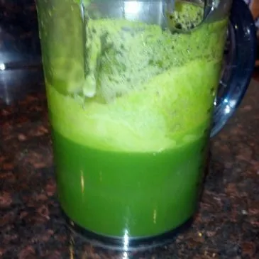 Mean Green Juice Fast Rezept (weniger bitterer Geschmack)
