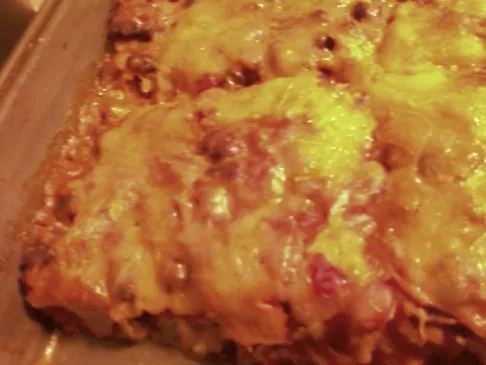 Mexikanische Hähnchen-Lasagne