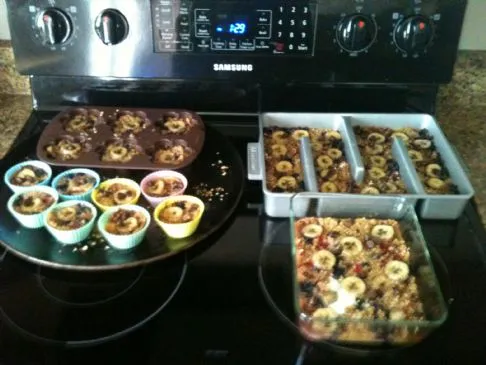 Glutenfreier, natriumreduzierter Haferauflauf