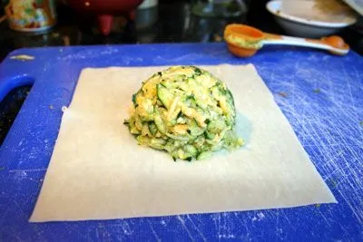 Käse-Zucchini-Rolle