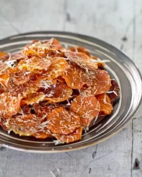 Gebackene Butternusskürbis-Chips