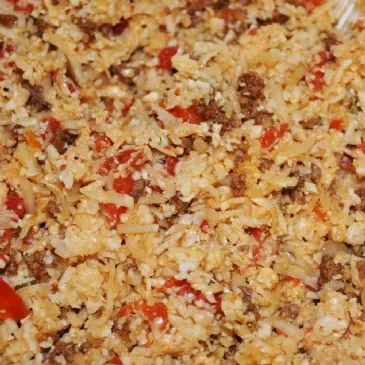 Kohlenhydratarmer mexikanischer Blumenkohlreis