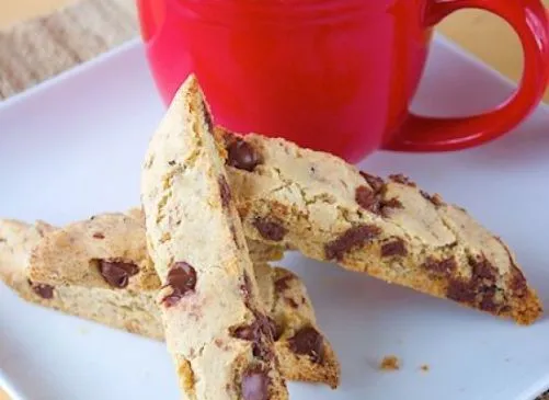 Vegan Glutenfreie Schokoladenstückchen-Biscotti