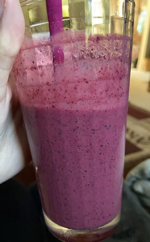 Gemischter Beerensmoothie