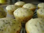 Leichte glutenfreie Zitronen-Mohn-Muffins