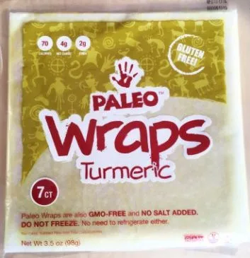 Paleo Wraps mit Kurkuma