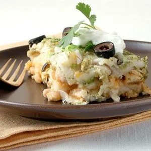 Hühnchen Enchilada Auflauf