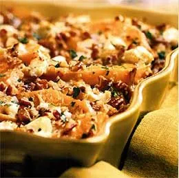 Bevs gerösteter Butternut-Kürbis, Apfel- und Pekannuss-Salat