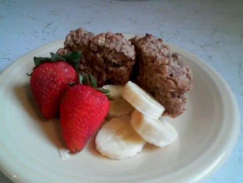 Herzglück Haferflocken-Apfelmus-Muffins