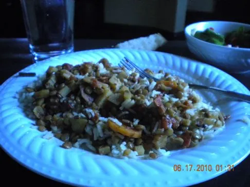 Curry-Linsen-Eintopf