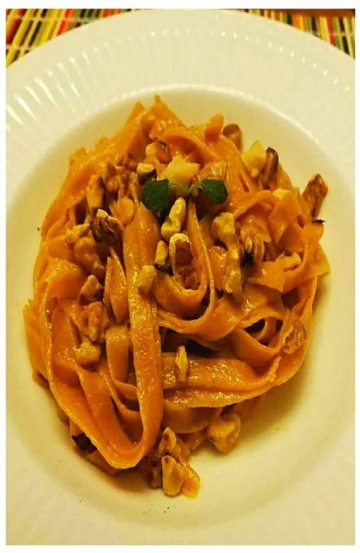 Kürbis-Pasta