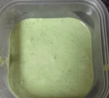 Grüne Göttin Knoblauch-Dressing - vegan
