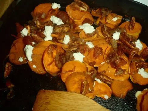 Herzhafter Süßkartoffelauflauf