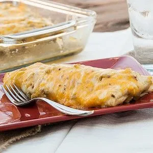 Einfache überbackene Rindfleisch-Burritos