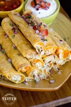 Hähnchen Taquitos
