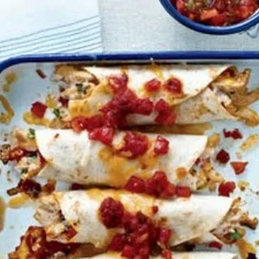 Hähnchen-Enchiladas