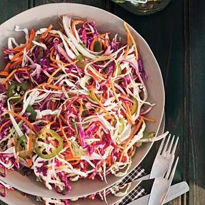 Süßer & würziger Limetten-Slaw