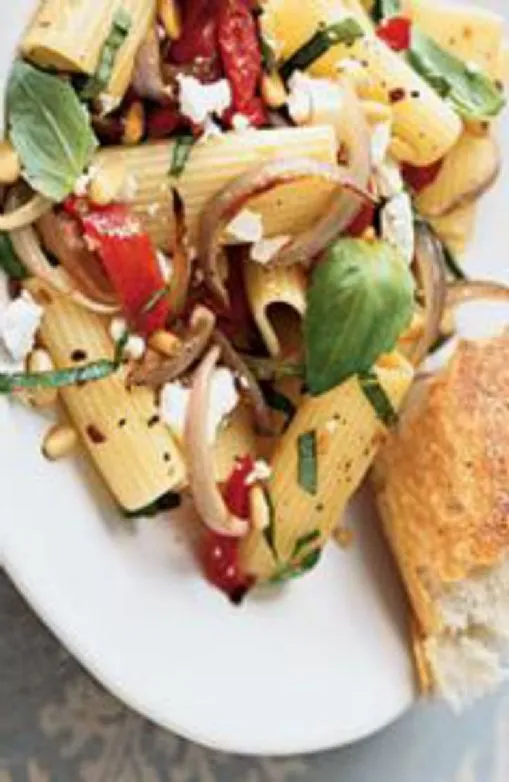 Balsamico-Gemüse und Pasta