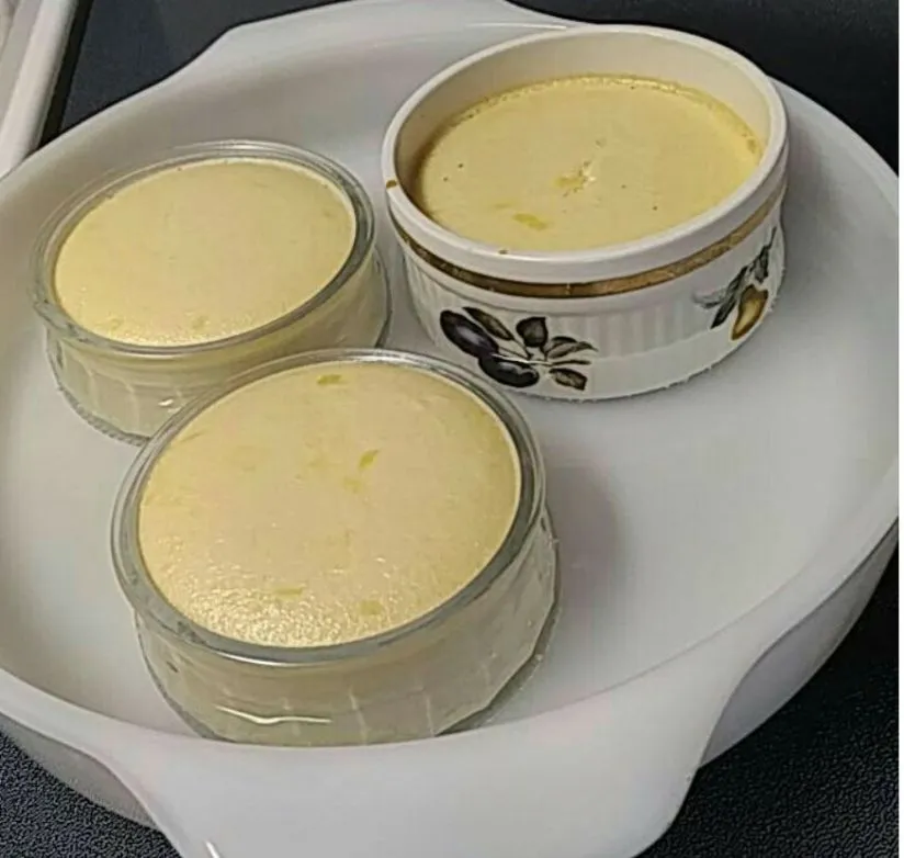 Pudding mit braunem Zucker