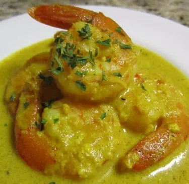 Cajun-Curry-Garnelen