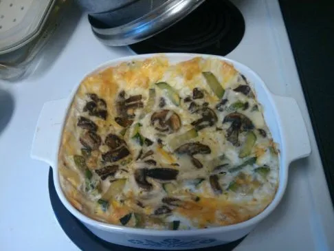 Eier- und Gemüseauflauf