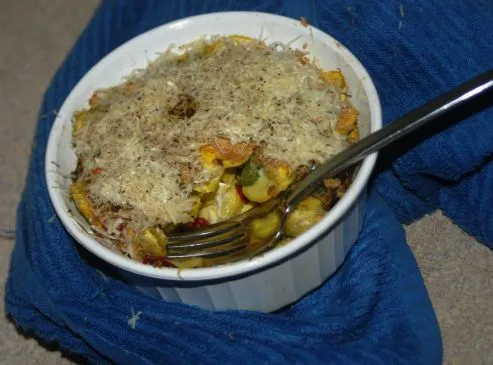 Farmer's Market: Kürbis-Parmesan für eine Person