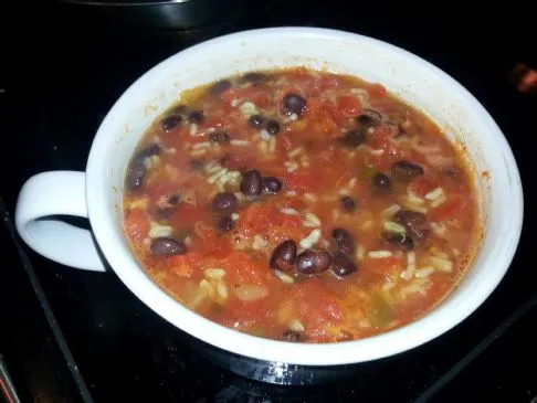 5-Minuten Schwarzbohnensuppe #FITFOOD