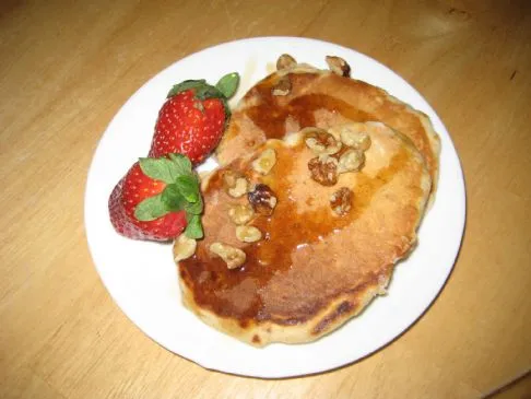 Vollkorn-Apfel-Zimt-Pfannkuchen - Unter 100