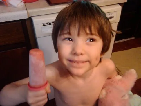 Gefrorene Fruchtstäbchen