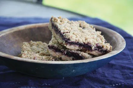 Geröstete Blaubeer-Glücksbars