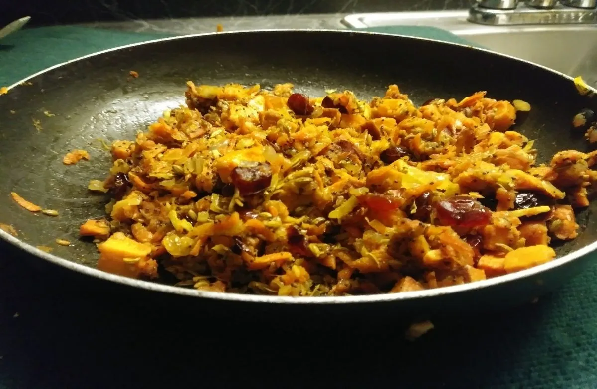 Geschmorte Rote Yams