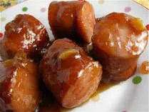 Apfelige Kielbasa im Slow Cooker