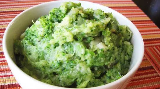 Käse-Brokkoli-Kartoffelbrei