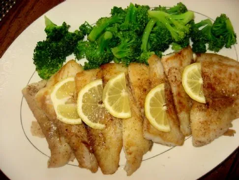 Flunder in Zitronenbuttersauce