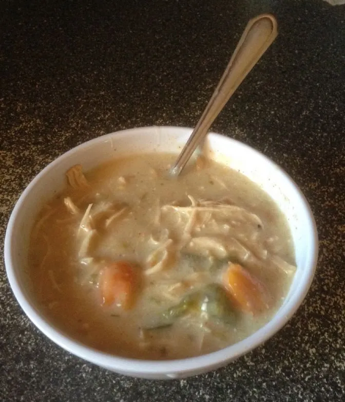 Jalapeño-Hühnchen-Pilzsuppe