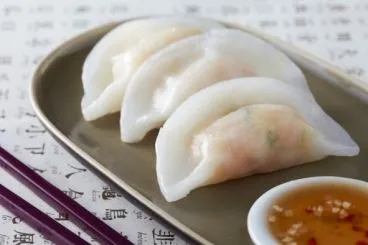 Chinesische gedämpfte Teigtaschen