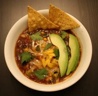 Crockpot Fleischlose Taco Suppe