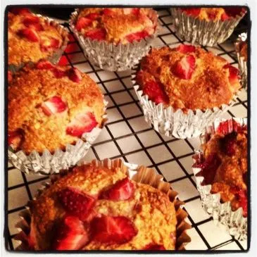 Erdbeer-Shortcake-Muffins