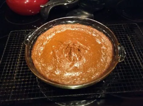 Kürbiskuchen ohne Boden