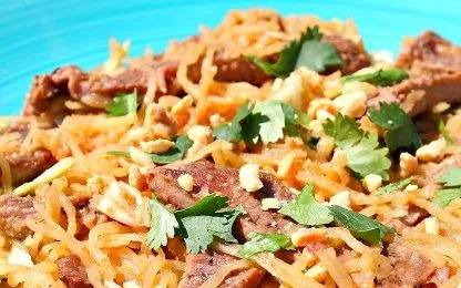 Rindfleisch Pad Thai