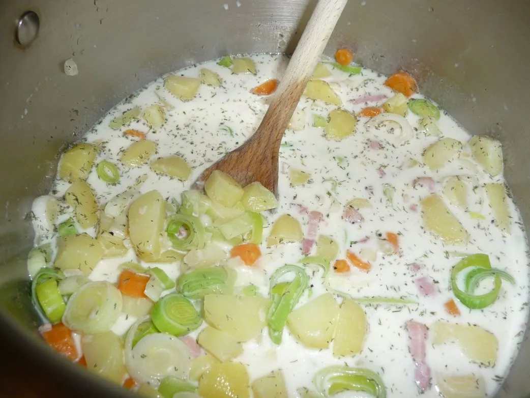 Jenns Kartoffel-Lauch-Suppe